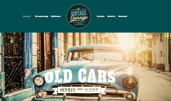 Vintage Garage Frontpage